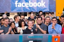 The CEO of Facebook Inc., Mark Zuckerberg, rings the bell at Nasdaq